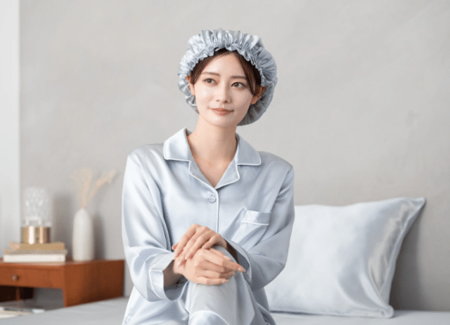 COCOSILKのシルク ナイトキャップ