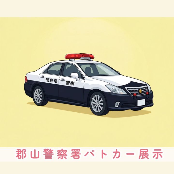 ■郡山警察署 パトカー展示 / 郡山警察署 パトカー展示（イメージ）