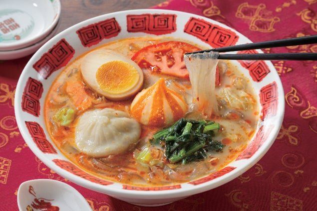 紅白点心の麻辣湯（紅）