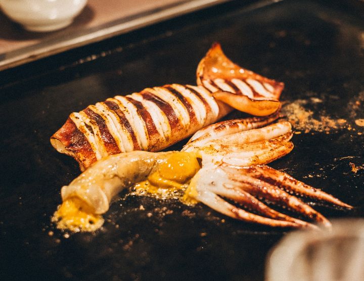 いかの丸焼き(肝醤油)