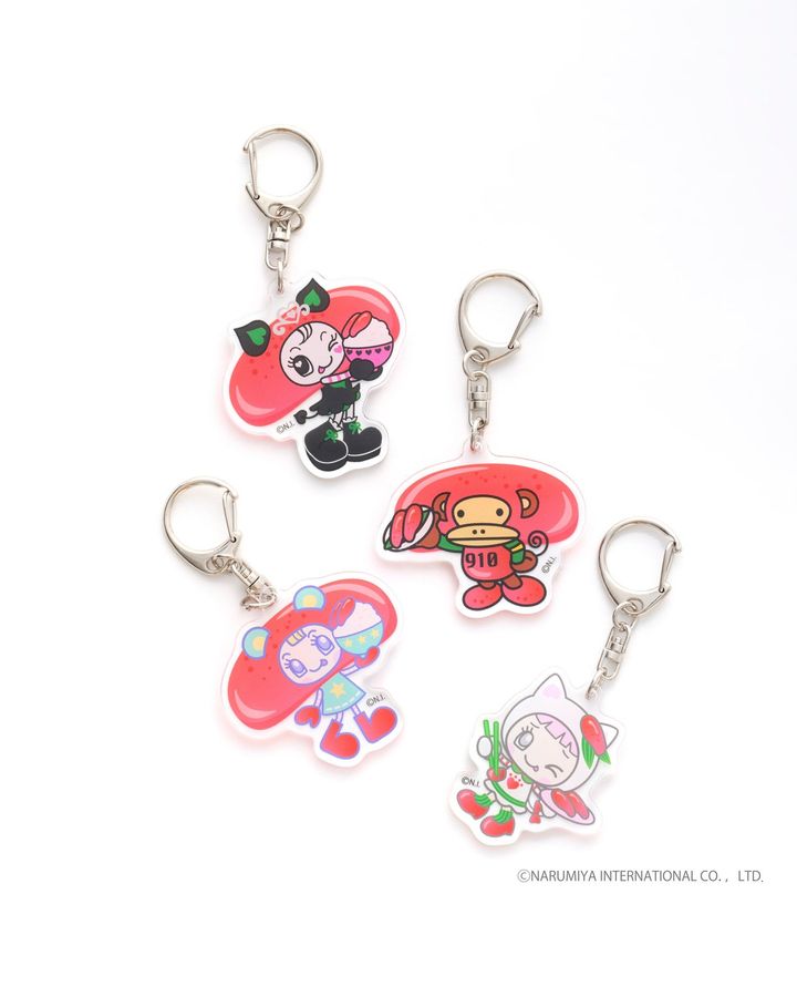 ■POP UP SHOP アイテムラインナップ / 明太子アクリルキーホルダー \660（税込）