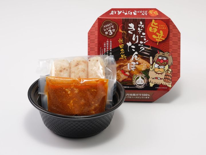秋田名物きりたんぽ（旨辛みそニンニクスープ）