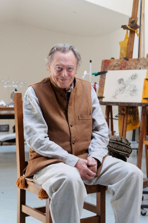 ジェラール・ガルースト ラ・スルス・ガルースト協会創設者 Gérard Garouste, founder of La Source Garouste Photo: Shun Kambe © The Japan Art Association