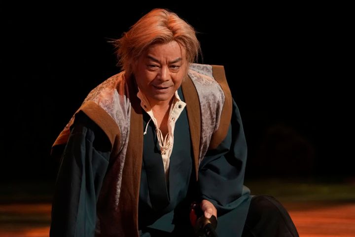 舞台『リア王』 忠臣ケント伯爵役：二反田雅澄さん
