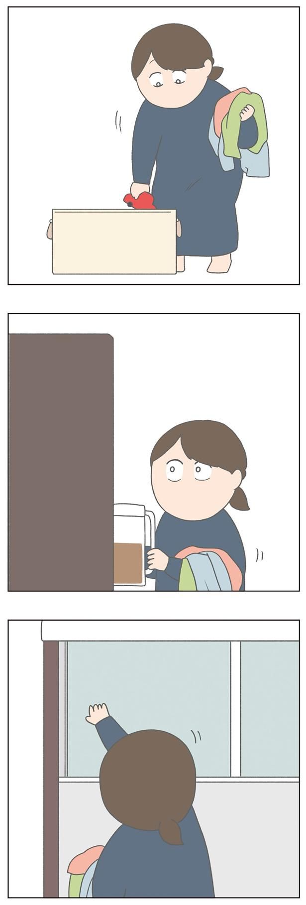 黙々とお片付け （C）チリツモル／KADOKAWA