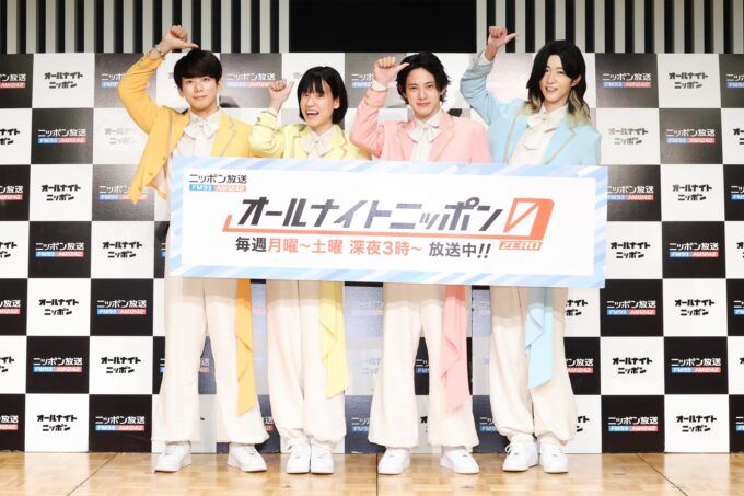 モナキ（左からじん、おヨネ、ケンケン、サカイJr.）