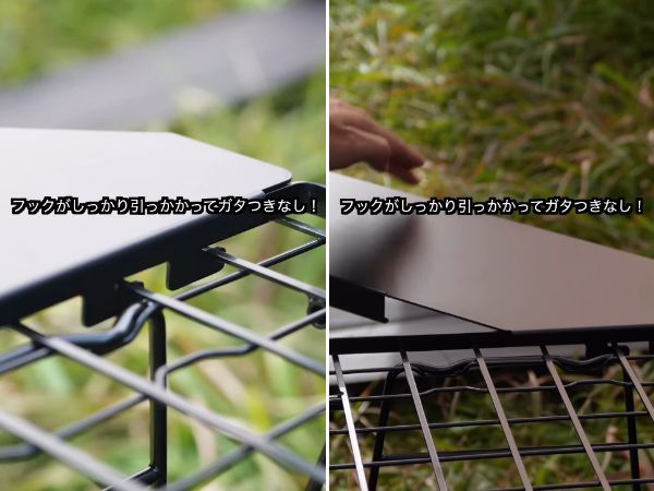 アルペンから超便利アイテム登場！テーブルを90°で連結できる、便利なコーナー天板
