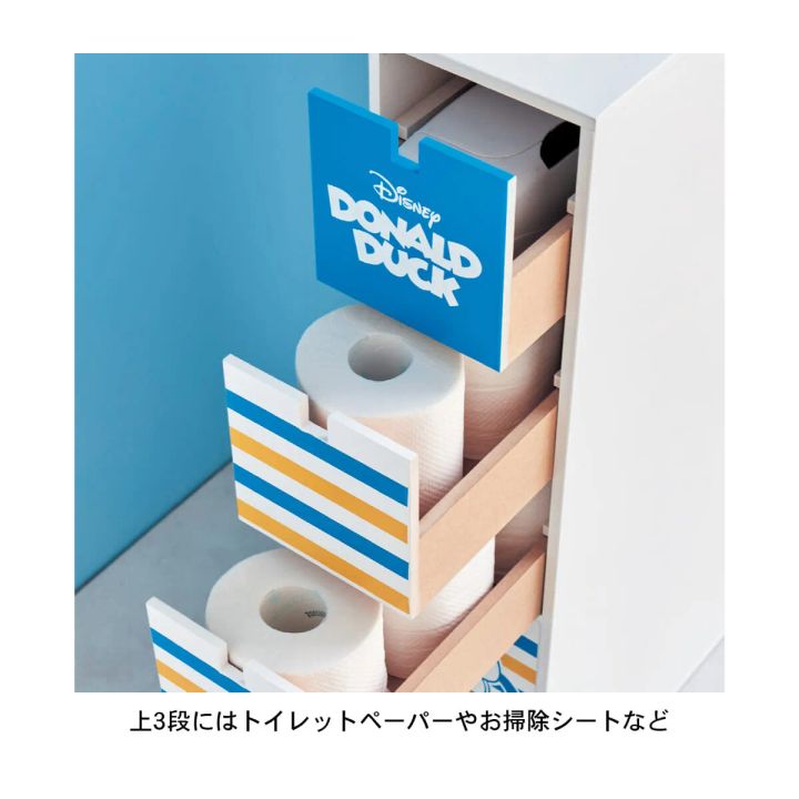 スリムトイレラック 収納イメージ