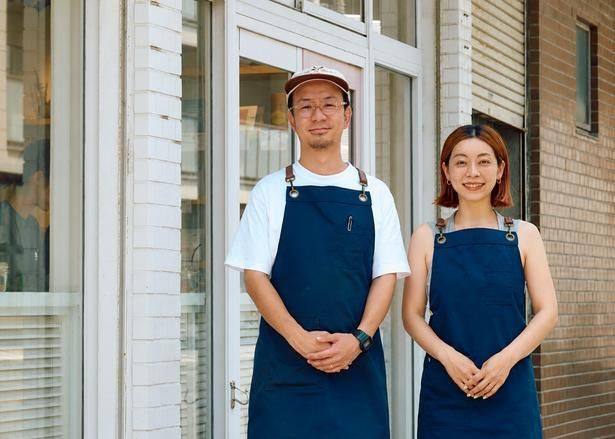 【写真】長谷川晃平さん(写真左)、瑞穂さん(写真右)の2人で営む