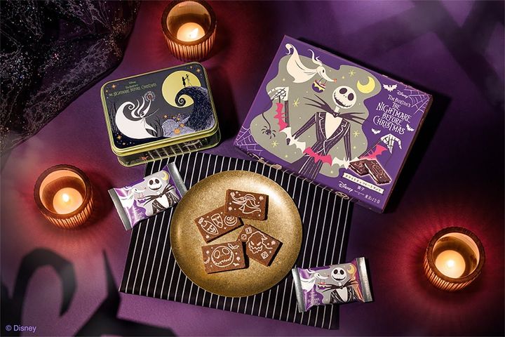 〈Disney SWEETS COLLECTION by 東京ばな奈〉ナイトメアー・ビフォア・クリスマス ホワイトチョコレートサンド、スペシャル缶