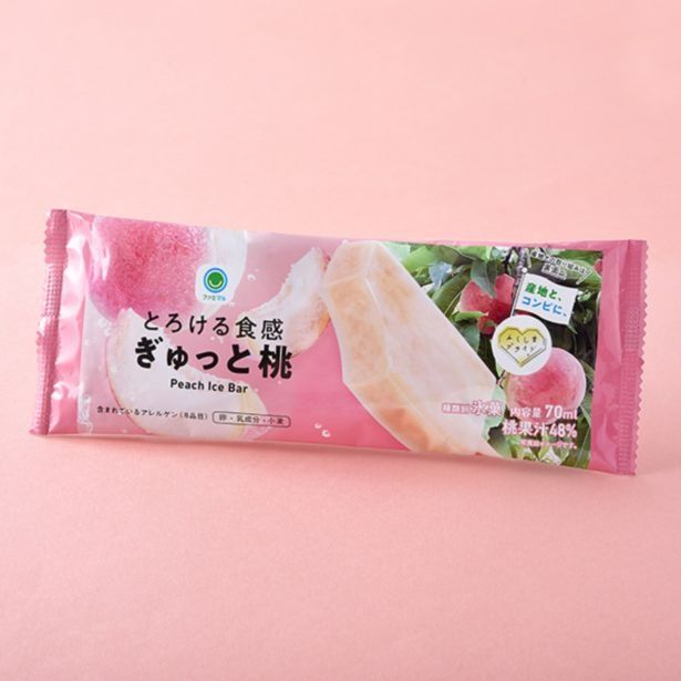「とろける食感ぎゅっと桃」