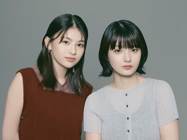 撮影の思い出や是枝監督の印象を語る出口夏希と蒔田彩珠 撮影/Jumpei Yamada(ブライトイデア)