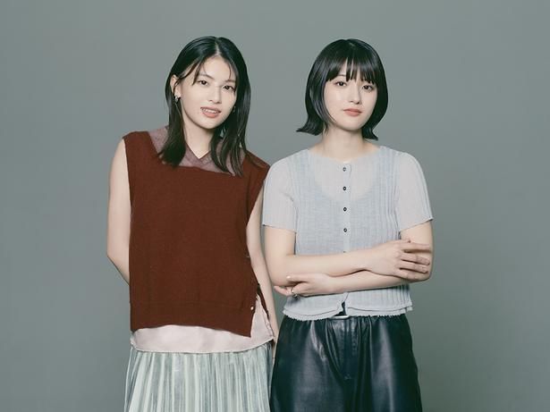  「舞妓さんちのまかないさん」以来の共演を果たした出口夏希と蒔田彩珠 撮影/Jumpei Yamada(ブライトイデア)