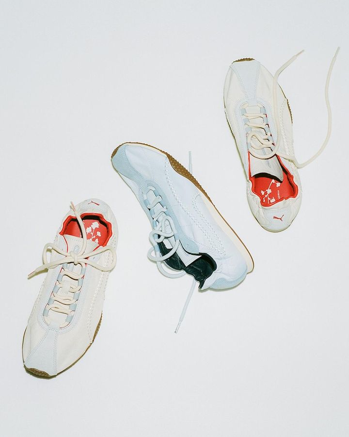 画像: PUMA x Madhappy Hストリート スニーカー（Alpine Snow-Cool Light Gray、Soft Blue-Blue Wash-Gum）各¥22,000（ともにプーマ）※プーマ公式オンラインストアでは、アプリ限定での販売となります。 展開：23〜27cm（1cm刻み） 出典：プーマ