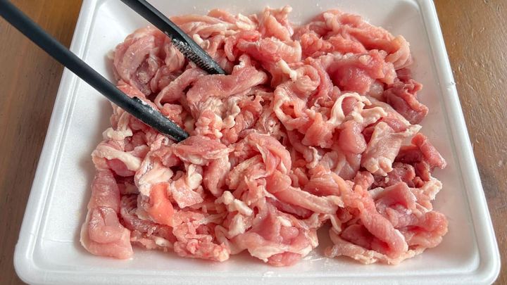 豚こまののり塩レモン焼き