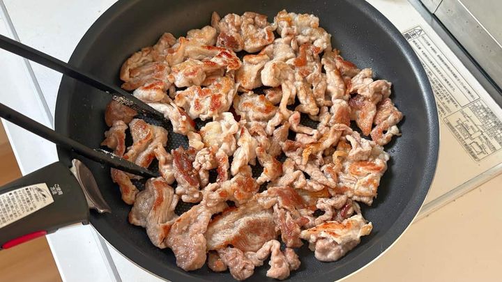 豚こまののり塩レモン焼き