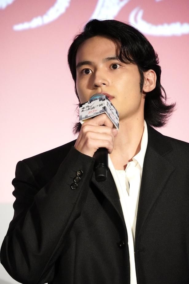 やがて虚構と現実の境界を見失い、演じる人物と一体化してしまう夛田を演じた水上恒司