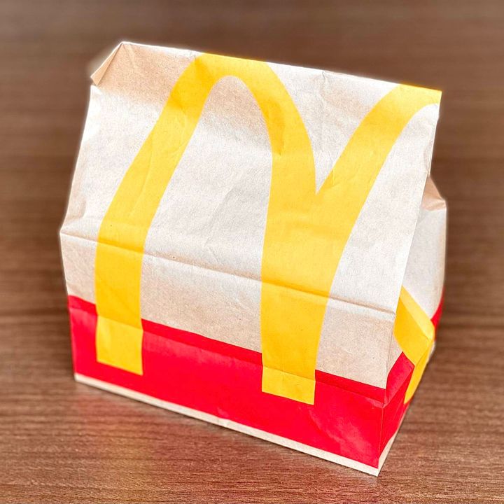 マクドナルドの紙袋