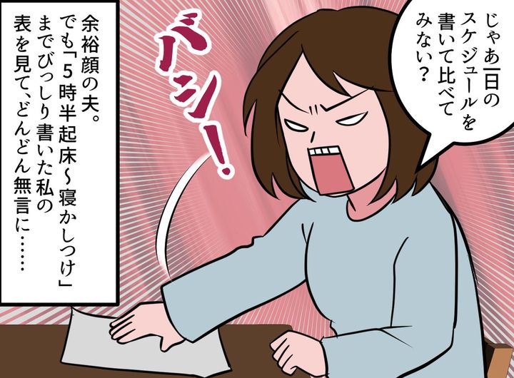画像3: 疲れた妻に張り合う夫