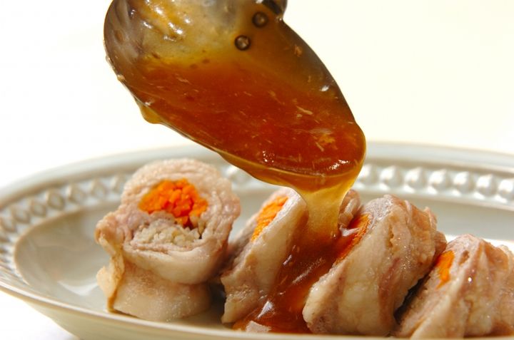 レンジで簡単！ゴボウとニンジンの肉巻きの作り方4