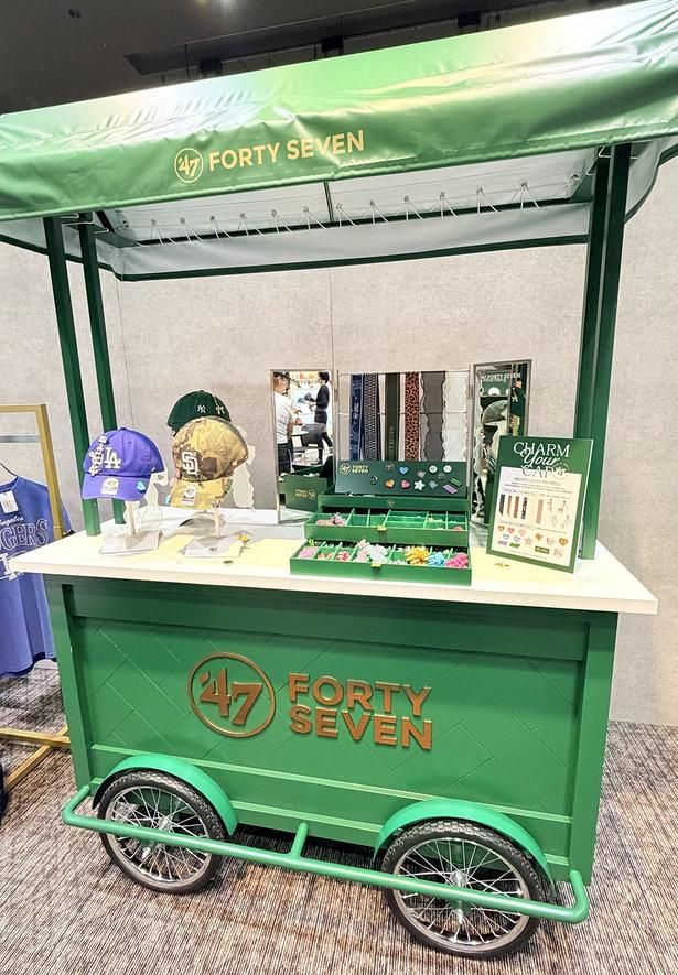 「Charm Your Cap」で展開予定のワゴンイメージ(※ '47長野のみ)
