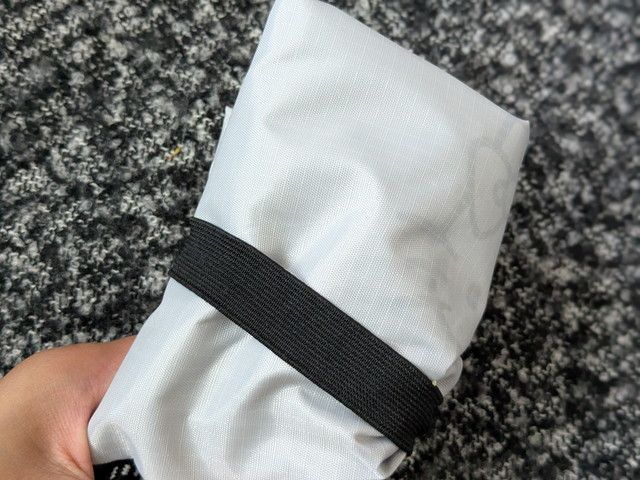 エコバッグをコンパクトに畳んだ写真
