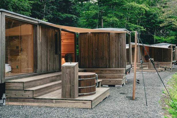 「Nomad」には電気サウナを導入し、家族やグループでの利用にも対応する