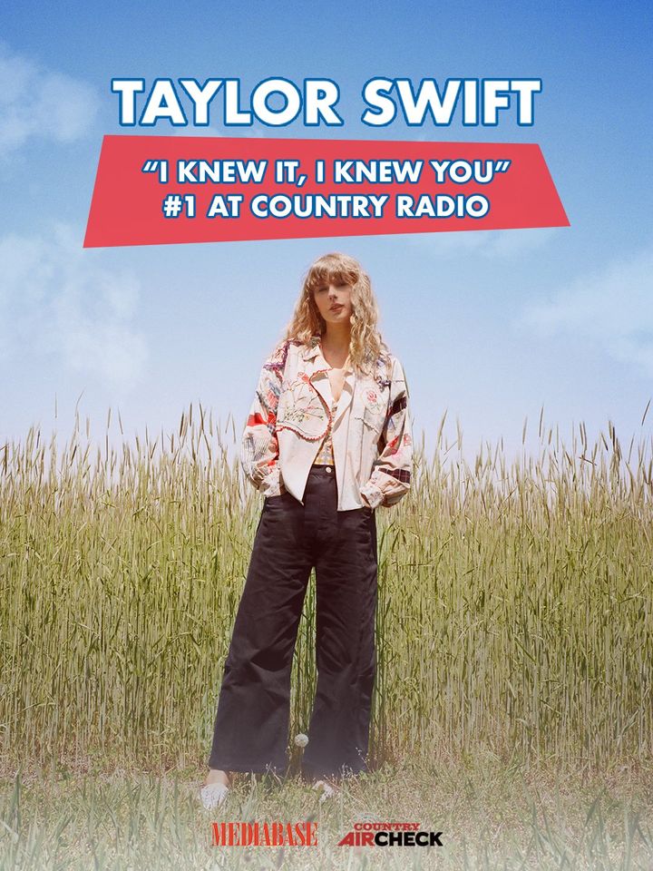 【即時解禁】テイラー・スウィフト、13年ぶりにカントリー・ラジオ1位を獲得！「I Knew It, I Knew You」が通算14曲目の首位に