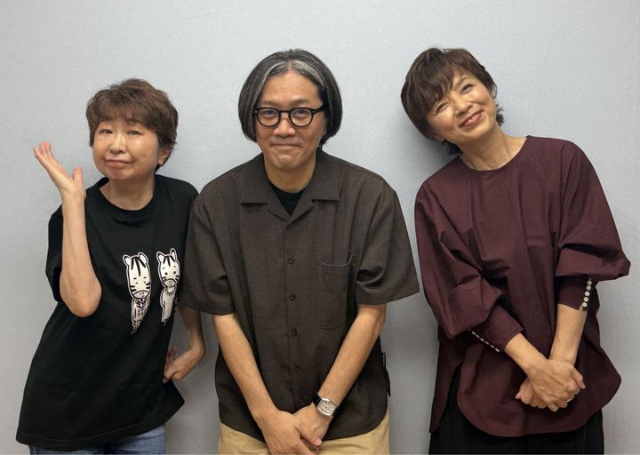 （左から）田中真弓、田村孝裕、榊原郁恵 width=