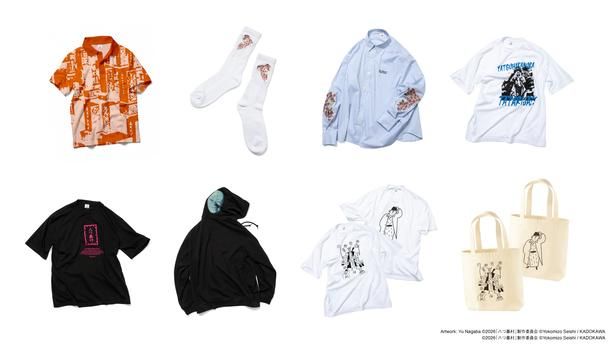 『八つ墓村』のブースではZOZOTOWNとのコラボアパレルの見本が展示される