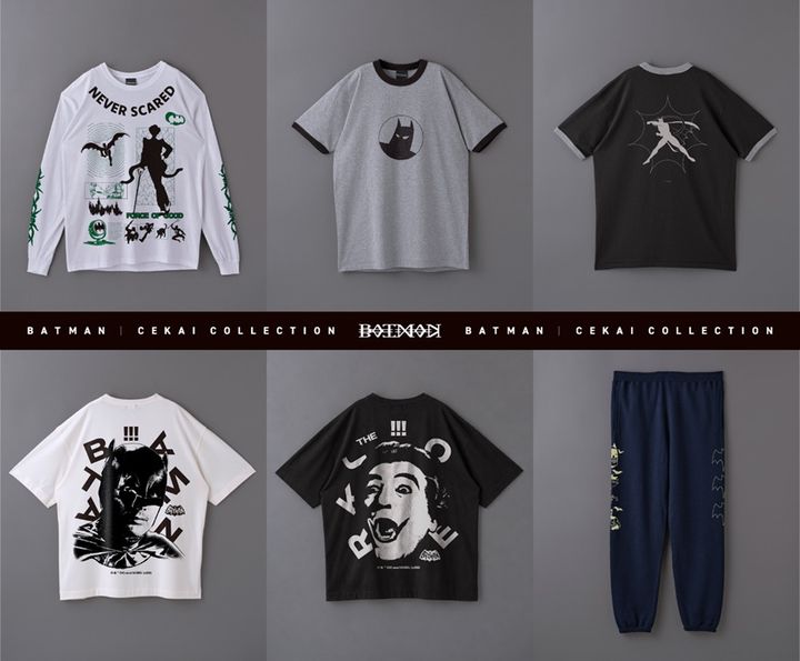 CEKAIがデザインしたバットマンのファッションアイテム