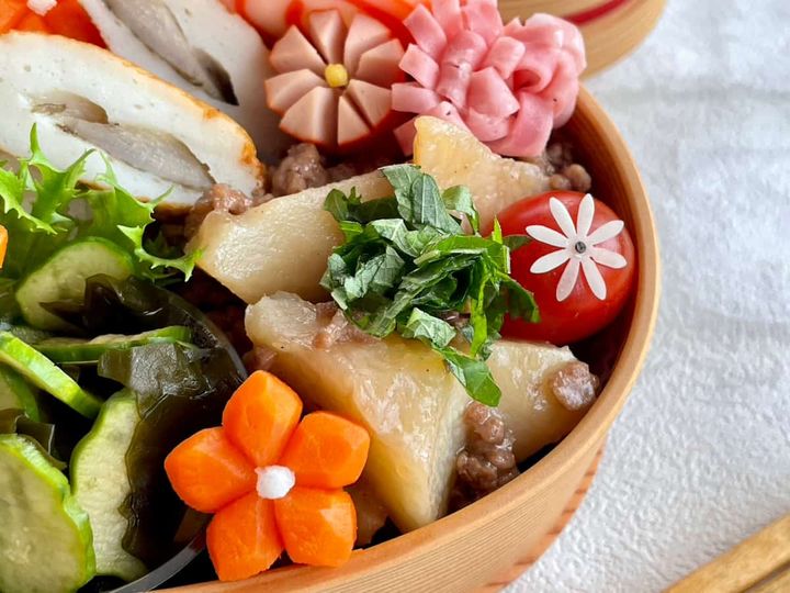 長芋のそぼろあん