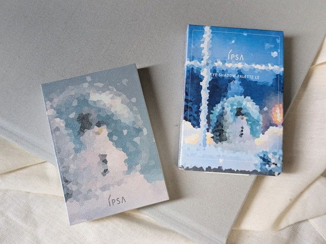 イプサ アイシャドウパレット LE 01 Snow Dayのパッケージと外箱
