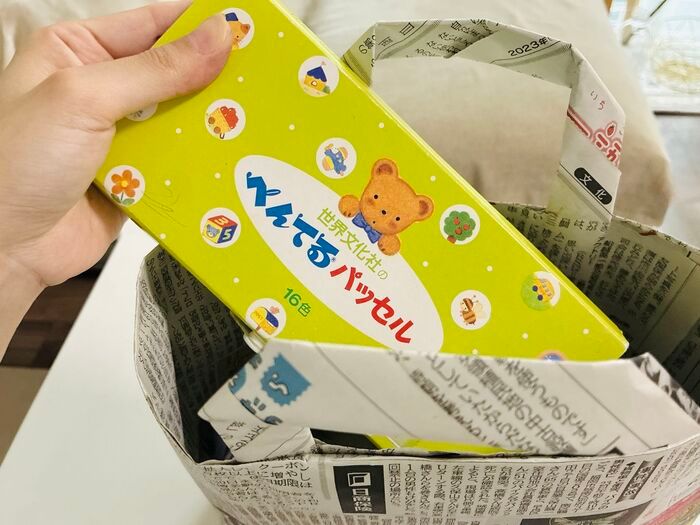 【新聞紙活用】パタパタ折るだけで大変身！捨てる前に試したい「おしゃれミニバッグ」が実用的でかわいすぎ♡