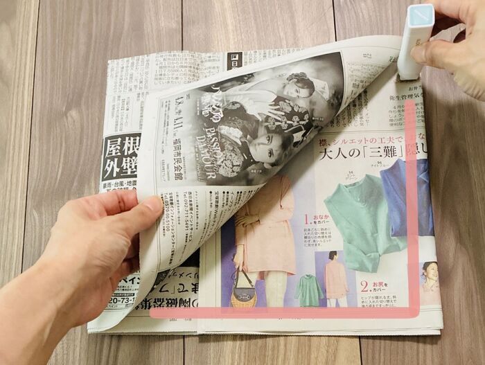 【新聞紙活用】パタパタ折るだけで大変身！捨てる前に試したい「おしゃれミニバッグ」が実用的でかわいすぎ♡