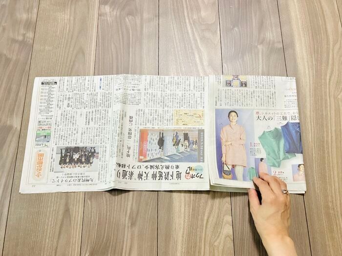 【新聞紙活用】パタパタ折るだけで大変身！捨てる前に試したい「おしゃれミニバッグ」が実用的でかわいすぎ♡