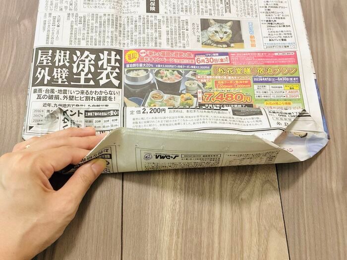 【新聞紙活用】パタパタ折るだけで大変身！捨てる前に試したい「おしゃれミニバッグ」が実用的でかわいすぎ♡