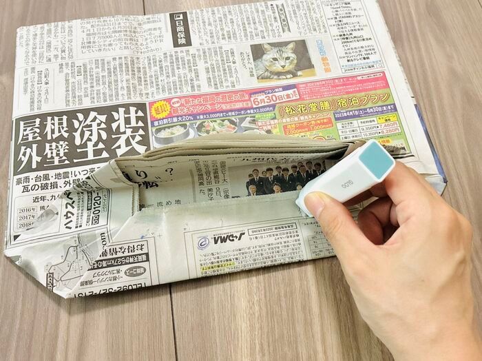 【新聞紙活用】パタパタ折るだけで大変身！捨てる前に試したい「おしゃれミニバッグ」が実用的でかわいすぎ♡