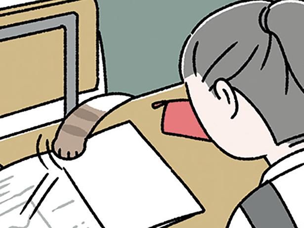 ねこの手が現れた、けれど… （C）ぱんだにあ／KADOKAWA