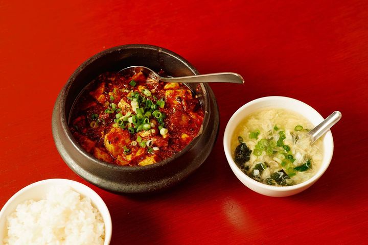 ラム肉たっぷり麻婆豆腐