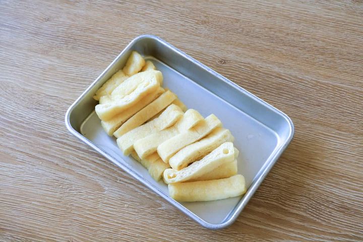 小松菜と油揚げの煮浸し
