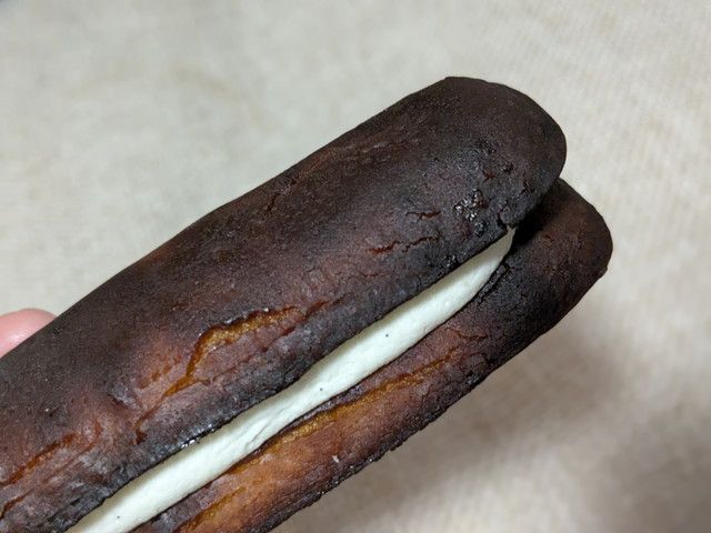 生カヌレスティックケーキの表面をアップで写した写真