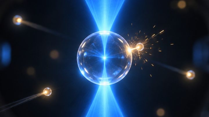 気体に圧力を与える根本、「原子1個の衝突」を検出することに成功