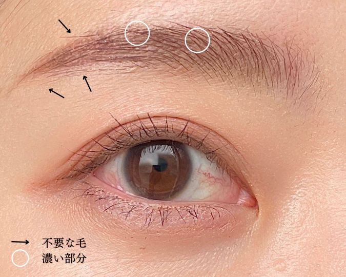 どこをカットするかを把握する