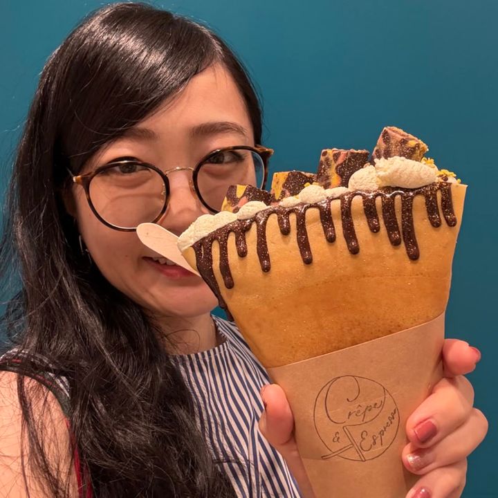 クレープとエスプレッソと
