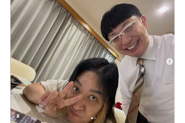 女子プロレスラーのジャガー横田さんと医師の木下博勝さん／木下博勝さんのInstagram（@hirokatsu_kinoshita）より