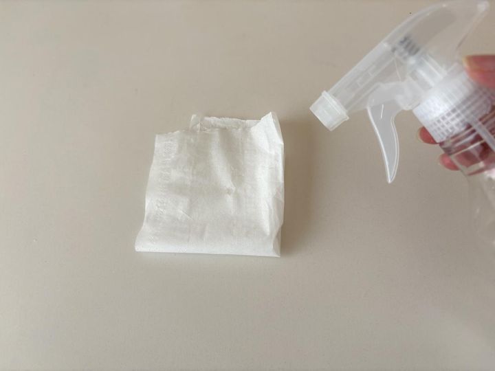 画像1: 最後はアルコールスプレーをかけて