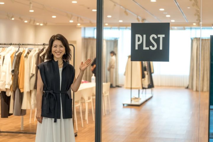PLST試着会にやってきた成田さん