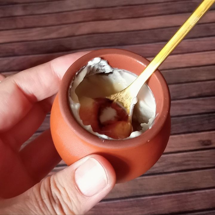 カラメルは底に少しだけど、ビターな感じも最高〜