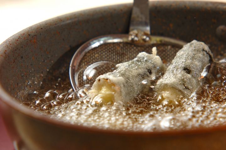 お弁当に！チーズちくわののり揚げの作り方2